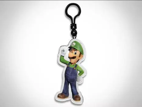 Мягкая игрушка The Super Mario Bros. Movie Luigi Hanger Plush JAKKS PACIFIC