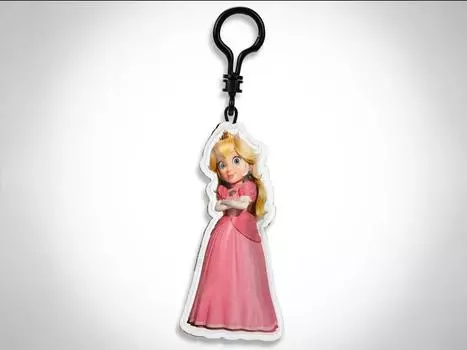 Мягкая игрушка The Super Mario Bros. Movie Princess Peach Hanger Plush Jakks Pacific