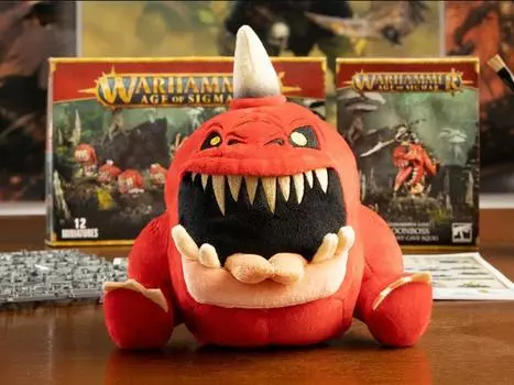 Мягкая игрушка Warhammer Age of Sigmar Gnasha Squig Plush Tomy