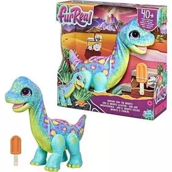 Мягкая интерактивная игрушка Bronto Hasbro Furreal Sam The Bronto