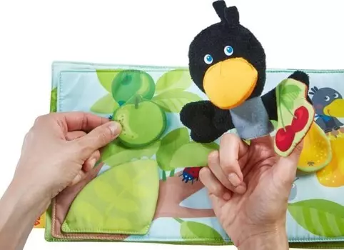 Мягкая книжка с куклой В саду Хабы. Inna marka