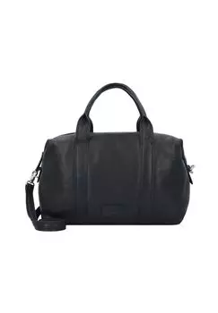 Мягкая кожаная сумка Skylar 33 см BURKELY, цвет Beach Black