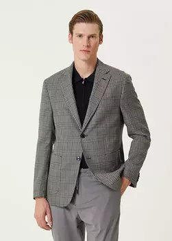 Мягкая куртка на полуподкладке Drop 7 Beymen Collection, синий