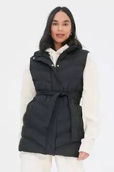 Мягкая майка с завязкой на талии Threadbare, черный