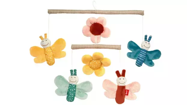 Мягкая мобильная бабочка Sigikid