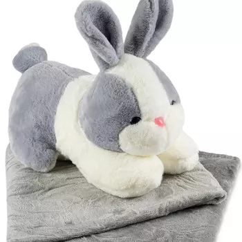 Мягкая мягкая подушка-талисман + одеяло с кроликом Piccolo