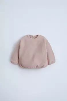 Мягкая на ощупь футболка ZARA, розовый