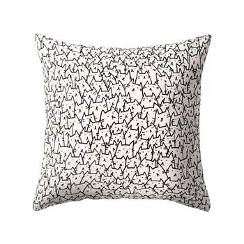 Мягкая наволочка с милым мультяшным котом и принтом, чехол для подушки, домашний офисный декор-1 # Stuttg