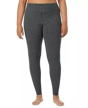 Мягкая одежда больших размеров Леггинсы с высокой посадкой Cuddl Duds, серый