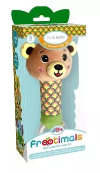 Мягкая плюшевая игрушка успокаивающая плюшевая погремушка Frootimals Melany Melephant Kids Euroswan