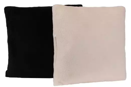 Мягкая подушка Betz 2 шт. РУМЫНИЯ размер: 36x36 см с наполнителем цвет черный и бежевый Betzshop