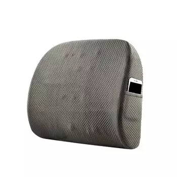 Мягкая подушка для поясничной поддержки из пены с эффектом памяти для домашнего офиса, медленно поднимающаяся подушка для сиденья, серая Stuttg