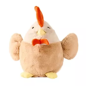 Мягкая подушка Evidea с фигуркой шагающего цыпленка - Разноцветный - 40x32 см