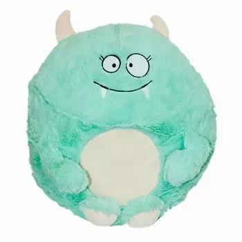 Мягкая подушка Monster, плюшевая детская подушка мятного цвета, декоративная подушка с наполнителем, автомобильная подушка длиной около 45 см Haus und Deko