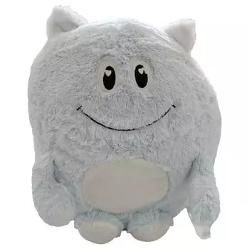 Мягкая подушка Monster, плюшевая детская подушка, синяя декоративная подушка с наполнителем, автомобильная подушка около 45 см Haus und Deko