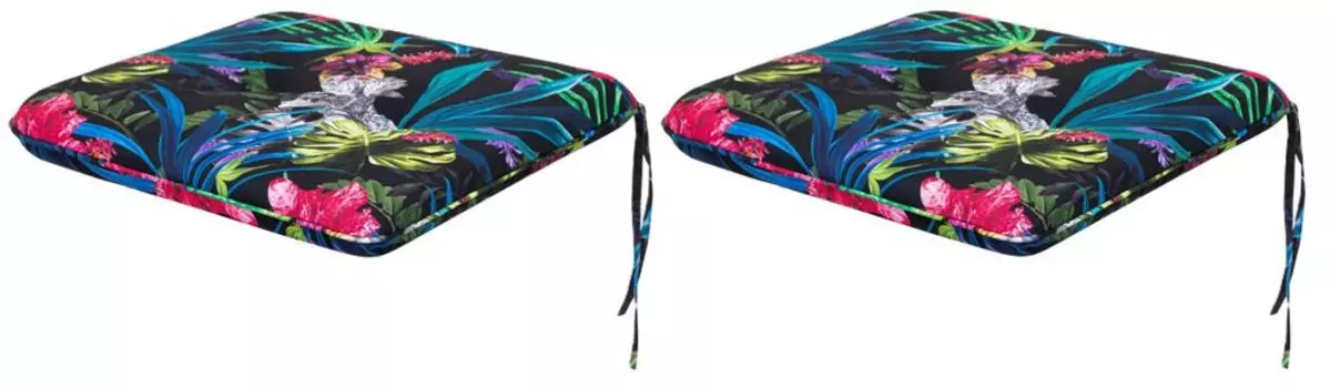 Мягкая подушка на стул для гостиной, кухни, столовой, толстая подушка для садового стула, подушка для сиденья для домашнего и наружного использования — набор из 4 предметов размером 50x43 см — двусторонний — бежевый Sales Core