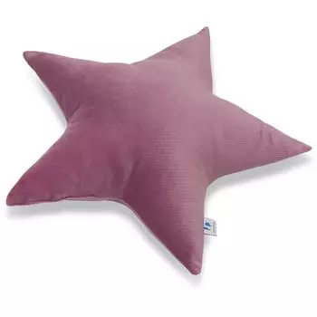Мягкая подушка Pepi в форме звезды - сшитая вручную антиаллергенная подушка звезда 50 х 50 см мягкая детская подушка декоративная подушка для малышей плюшевая звезда звезда старый розовый