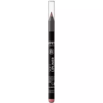 Мягкая подводка для губ Rose 01, гладкая кремовая и стойкая формула, натуральная косметика для макияжа, органические растительные ингредиенты, 1,4 г, Lavera