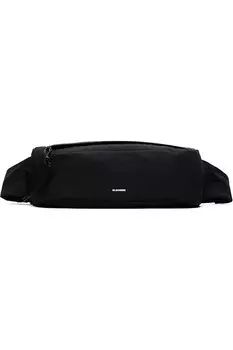 Мягкая поясная сумка Jil Sander, черный