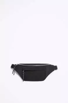 Мягкая поясная сумка ZARA, черный
