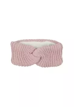 Мягкая повязка на голову из флиса, производство Италия Collezione alessandro, розовый