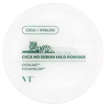 Мягкая пудра Cica No Sebum, 0,17 унции (5 г) Vt Cosmetics
