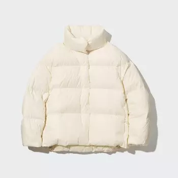 Мягкая пуховая куртка Uniqlo Powder Nanodesign, кремовый