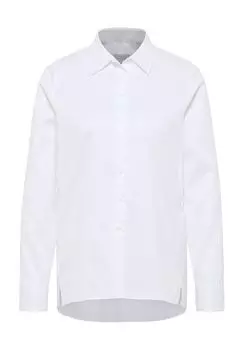 Мягкая роскошная рубашка СВОБОДНОГО КРОЯ ETERNA, кремовый