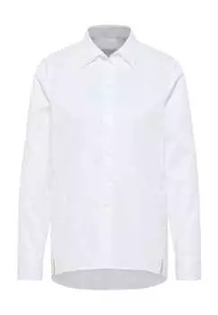 Мягкая роскошная рубашка свободного покроя Eterna, белый