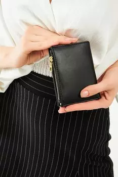 Мягкая ручная сумка черная ECROU