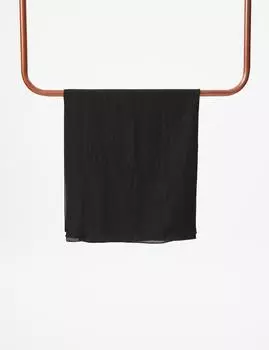 Мягкая шаль Crash черная Kayra