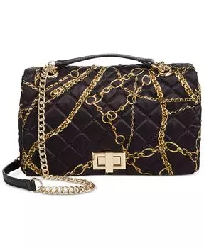 Мягкая стеганая сумка через плечо Ajae I.N.C. International Concepts, черный