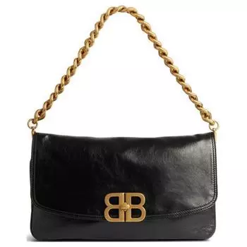 Мягкая сумка через плечо Bb Medium с клапаном Balenciaga