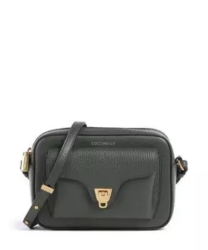 Мягкая сумка через плечо Beat из зерненой коровьей кожи. Coccinelle, зеленый