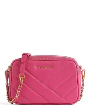 Мягкая сумка через плечо Matelass из мягкой яловой кожи. Lancaster, розовый