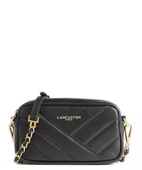 Мягкая сумка через плечо Matelass из мягкой яловой кожи. Lancaster, черный