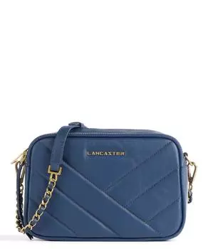 Мягкая сумка через плечо Matelass из мягкой яловой кожи. Lancaster, синий