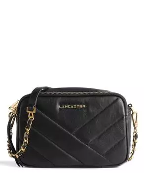 Мягкая сумка через плечо матлассе из мягкой яловой кожи. Lancaster, черный