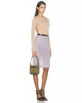 Мягкая сумка через плечо Mini Le 5 A 7 Saint Laurent, цвет Havana