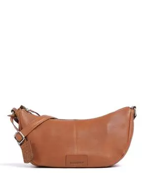 Мягкая сумка через плечо Skylar из зерненой кожи Burkely, коричневый