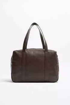 Мягкая сумка для боулинга ZARA, коричневый