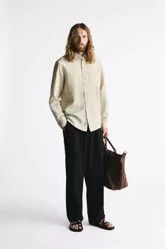 Мягкая сумка для боулинга ZARA, коричневый