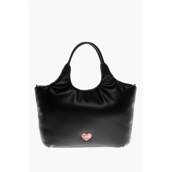 Мягкая сумка-хобо MARSHMALLOW с соответствующим мешочком Moschino, Black
