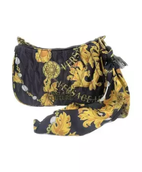 Мягкая сумка хобо Versace Jeans Couture, мультиколор