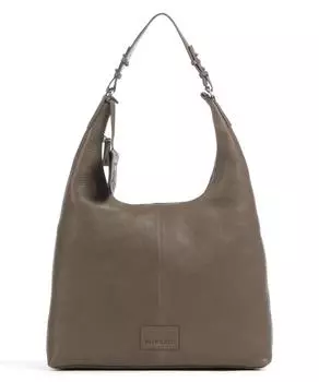 Мягкая сумка-мешок Skylar из зерненой кожи Burkely, коричневый