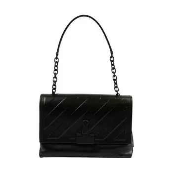 Мягкая сумка Off-White с тиснением Diag Black