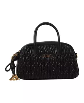 Мягкая сумка с подвеской и логотипом Liu Jo, черный