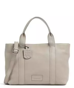 Мягкая сумка Skylar из зерненой кожи Burkely, серый