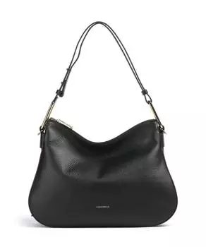 Мягкая сумка-ведро Magic из зерненой кожи Coccinelle, черный