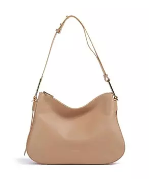 Мягкая сумка-ведро Magic из зерненой кожи Coccinelle, коричневый